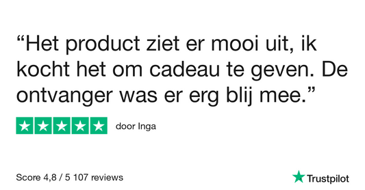 Het product ziet er mooi uit